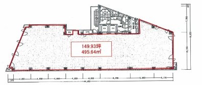 ランディック神田ビル3F 間取り図