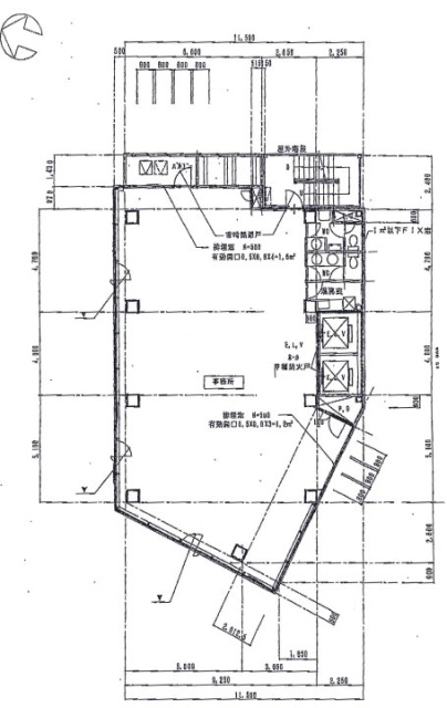 小川町メセナビル4F 間取り図