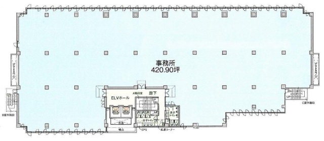 芝公園3丁目ビル4F 間取り図