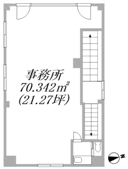 広川ビル2F 間取り図