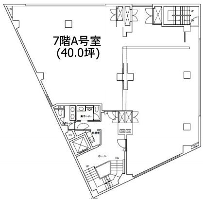 宝町TATSUMIビルA 間取り図