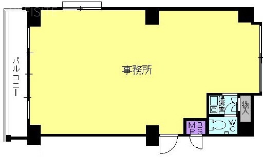 ヒルトップ横浜601 間取り図