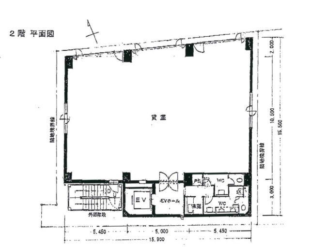 第2高島ビル2F 間取り図