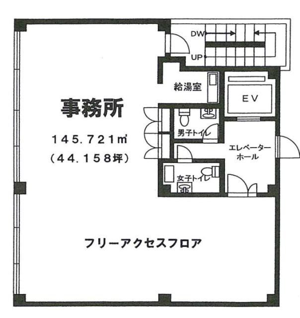 SHINJUKU5-Ⅱビル2F 間取り図