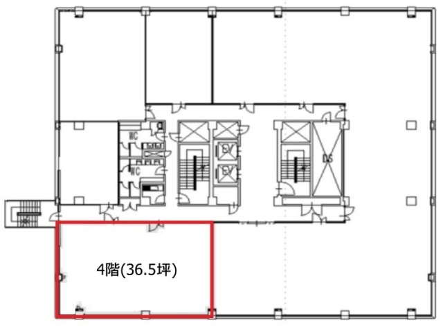 熊谷大栄ビル4F 間取り図