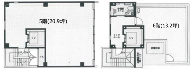 2113雷門5F～6F 間取り図