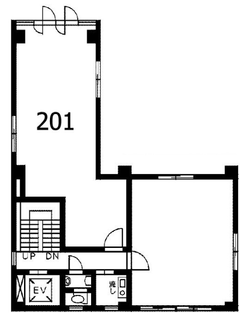 中島ビル201 間取り図