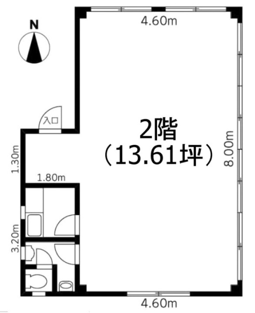 阿部ビル2F 間取り図