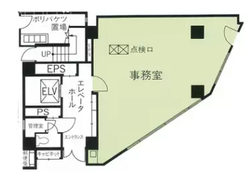 TQ岩本町1F 間取り図