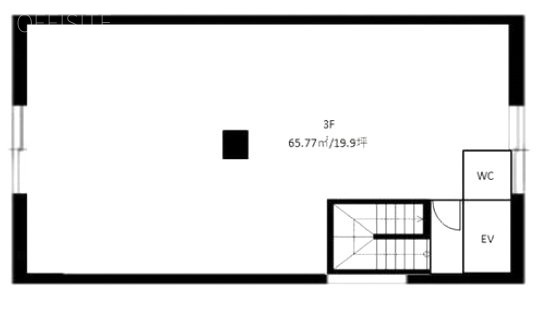 成吉思汗(ジンギスカン)ビル3F 間取り図