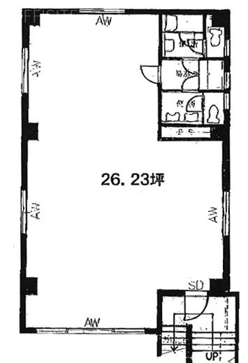 小笠原ビル1F 間取り図