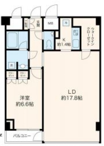 VORT恵比寿Dual’s602 間取り図