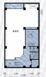 日本橋IPビルB1F 間取り図