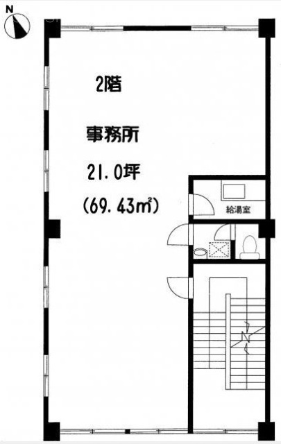 柿沼ビル2F 間取り図