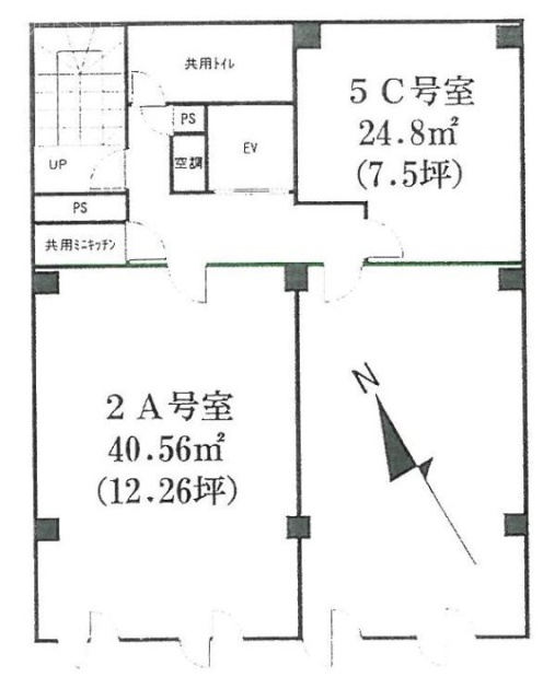 リッツ銀座A 間取り図