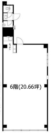 後楽園サイドビル6F 間取り図