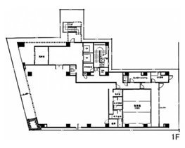 イトーピア岩本町ANNEXビル1F 間取り図