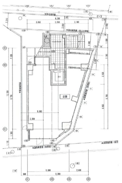 (仮)梅屋敷駅前ビル1F 間取り図