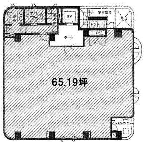 サカイ第2ビル6F 間取り図