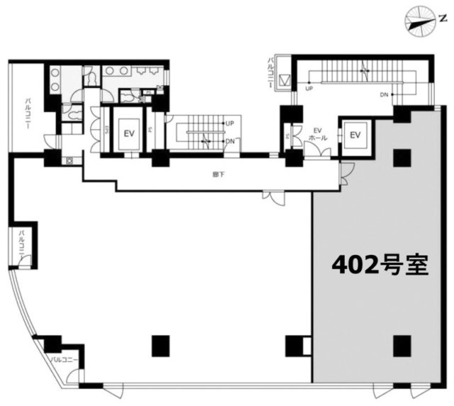 ファーロ南青山402 間取り図