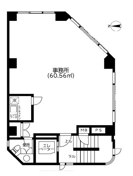 安商ビル3F 間取り図