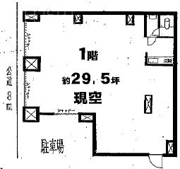 ベルハイム234ビル1F 間取り図