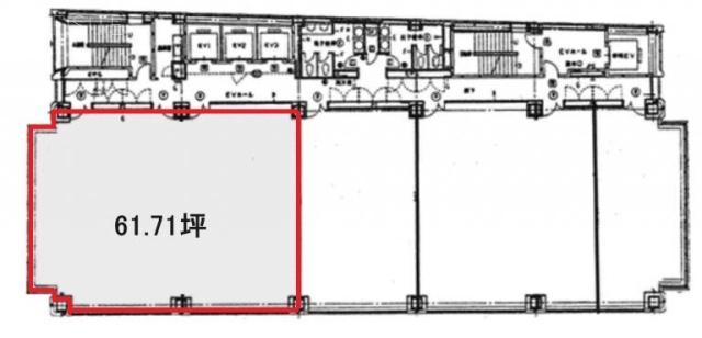 太陽生命大宮ビル8F 間取り図