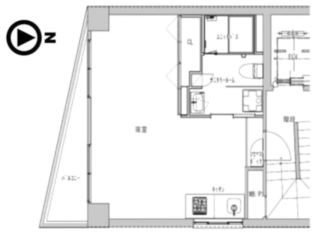 楽園ビル3F 間取り図
