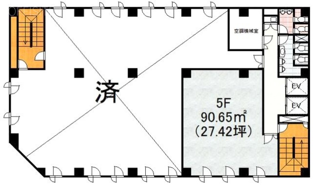 廣和ビル5F 間取り図