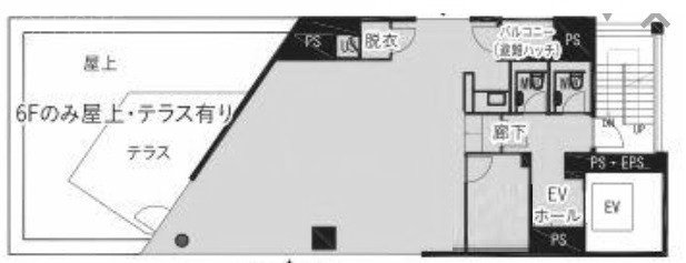 市ヶ谷科学技術イノベーションセンタービル6F 間取り図