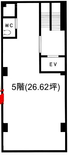 大門マイアミビル5F 間取り図