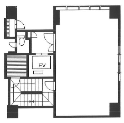 松岡銀緑館2F 間取り図