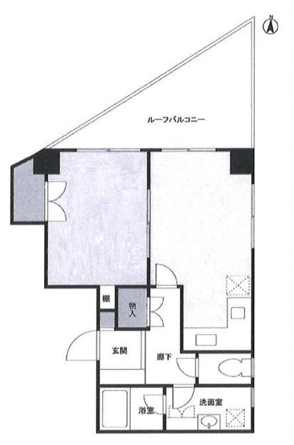 洗足ヒルズ301 間取り図