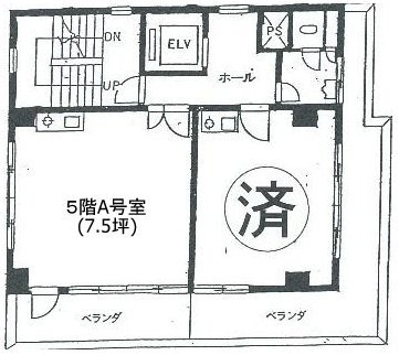 第二協同ビルA 間取り図