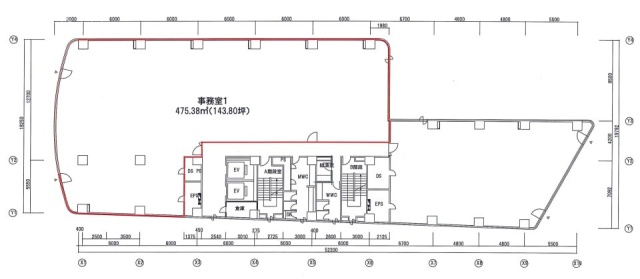 JRE西新宿テラス9F 間取り図