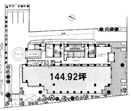 NMF青山一丁目ビル1F 間取り図