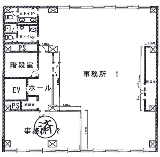 多摩川新宿ビル4F 間取り図