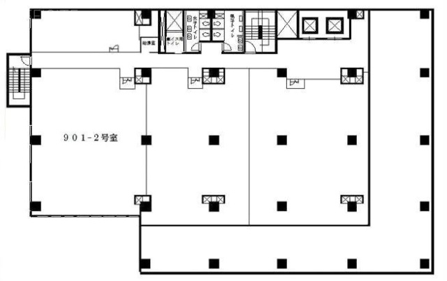 オリンピック曙町ビル901-2 間取り図