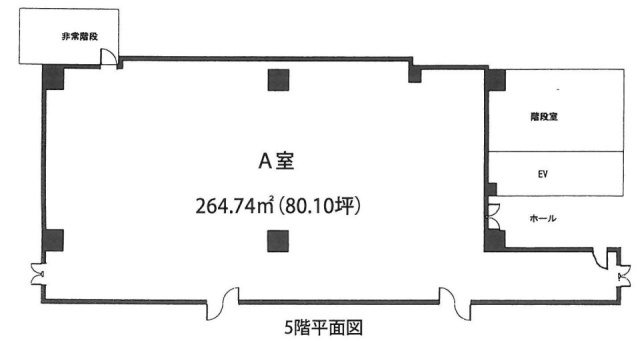 人形町冨士ビル5F 間取り図