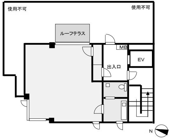 ランセス原宿ビル4F 間取り図