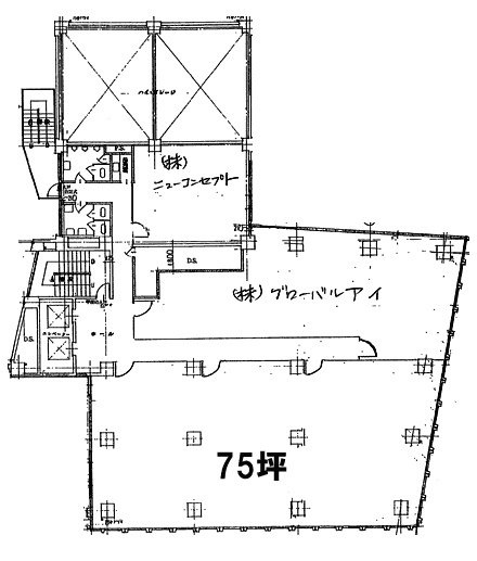 ワールド宇田川ビル5F 間取り図