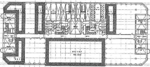 新宿アイランドタワー05103 間取り図