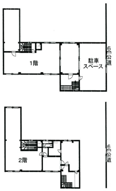 キーストンビル1-2F 間取り図