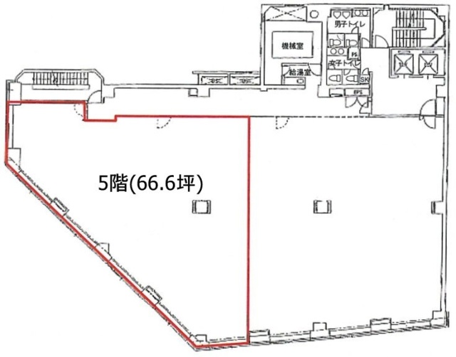 メットライフ川崎ビル5F 間取り図