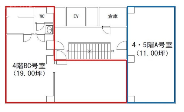 東邦深澤ビルBC 間取り図