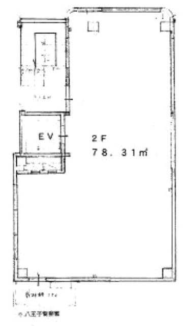 808ビル2F 間取り図
