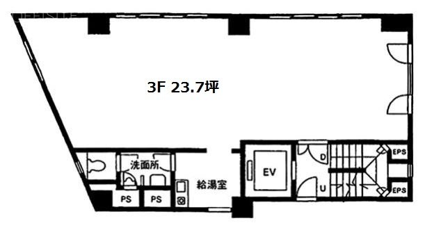芝コトブキビル3F 間取り図