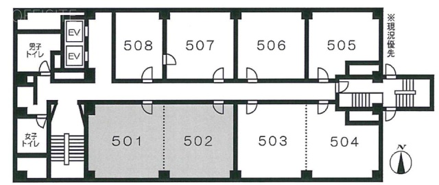オーラムビル502 間取り図