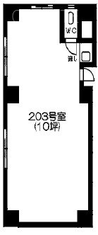 石井ビル203 間取り図