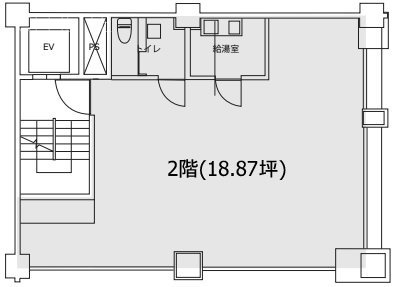 No.R日本橋人形町2F 間取り図